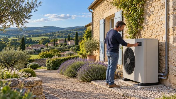 Économies significatives grâce à la pompe à chaleur air-eau